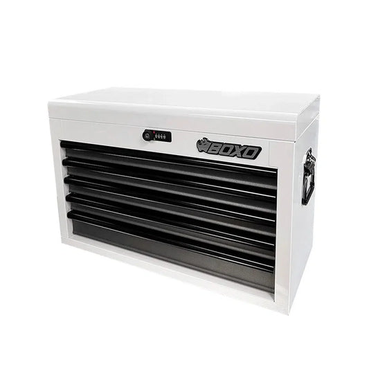 BoxoUSA 26" 5-Drawer Hand Carry Tool Box ECC26501L-W-BK