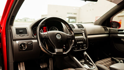 Giveaway vehicle, interior view