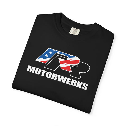 American Flag Tee — Black