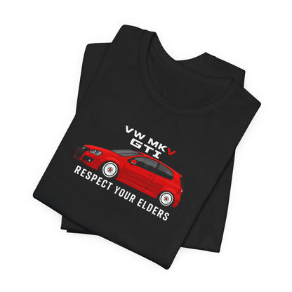 VW MKV GTI "Respect Your Elders" T-Shirt