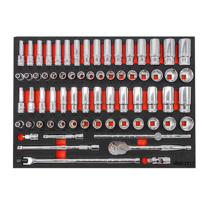 BoxoUSA Metric and SAE Master Tool Set | Advanced, 379-Pieces MTS-1