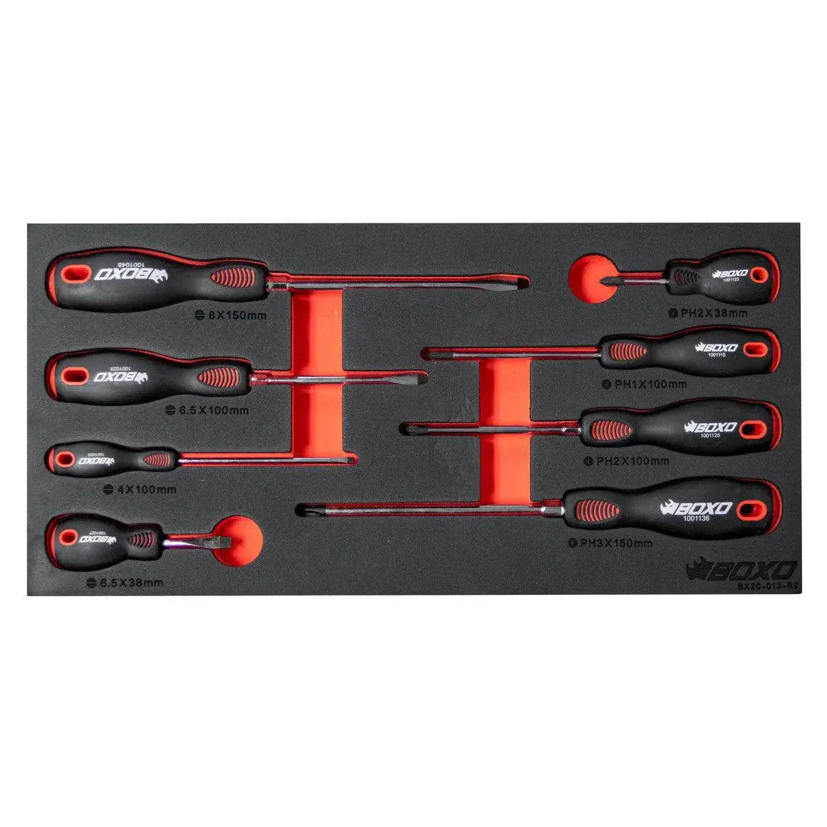BoxoUSA 159-Piece Metric and SAE Combo 3-Drawer Hand Carry Tool Box ECC20301-003R2SBK1