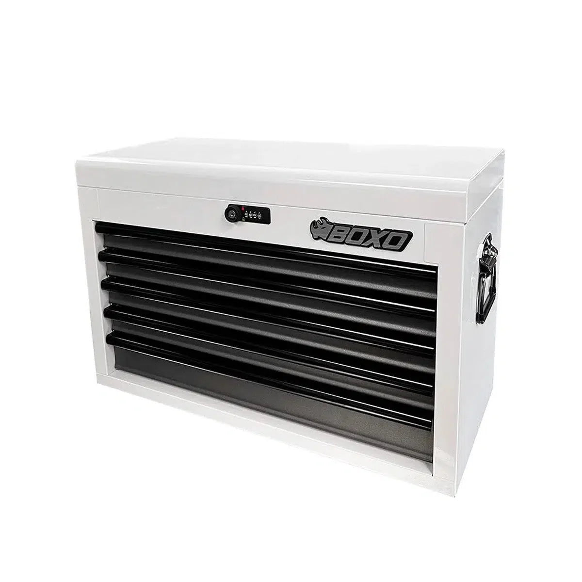 BoxoUSA 26" 5-Drawer Hand Carry Tool Box ECC26501L-W-BK