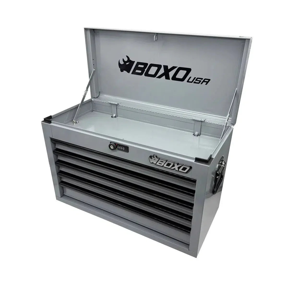 BoxoUSA 26" 5-Drawer Hand Carry Tool Box ECC26501L-SBK-BK
