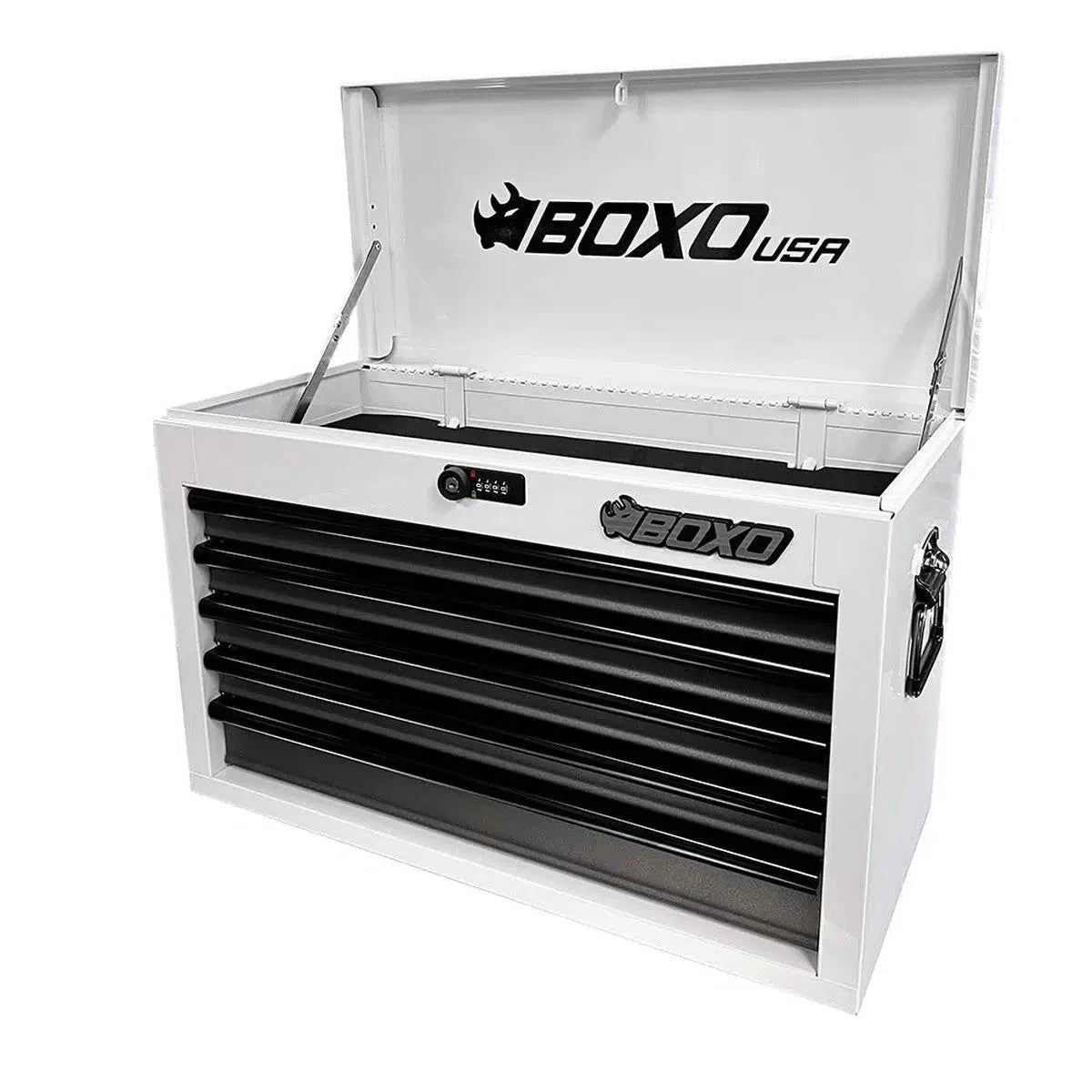 BoxoUSA 26" 5-Drawer Hand Carry Tool Box ECC26501L-SBK-BK