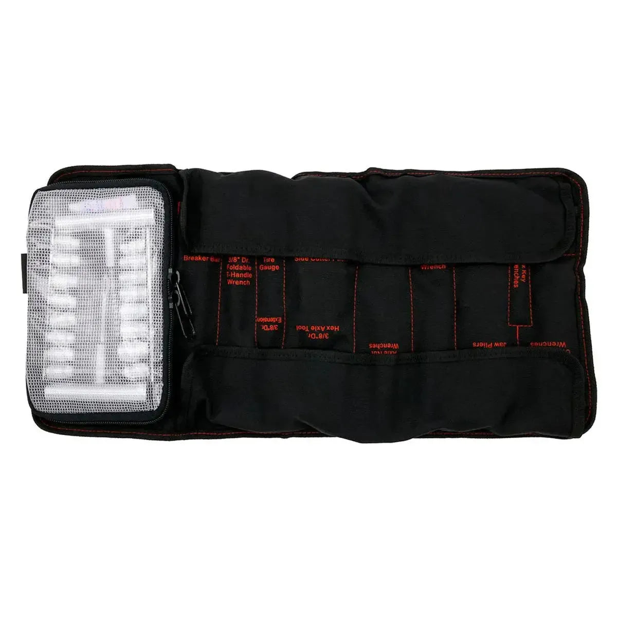 BoxoUSA Adventure Motorcycle Roll | 40-Piece Metric Motorcycle Tool Kit PA923