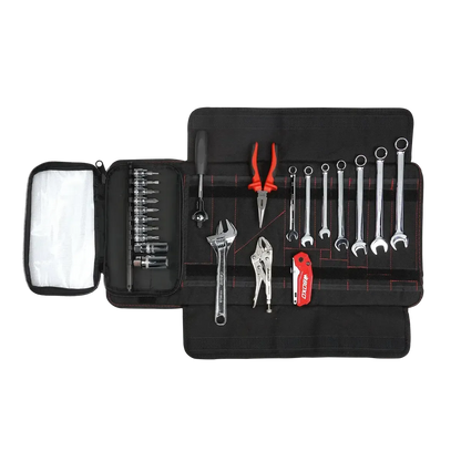 BoxoUSA Snowmobile Roll | 23-Piece Metric & SAE Snowmobile Tool Kit PA924