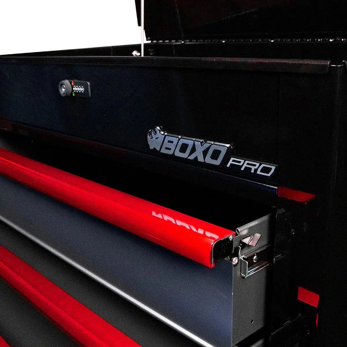 BoxoUSA Pro Series | 35" 5-Drawer Flip-Top Service Cart Tool Box UAS341051L-BK-R