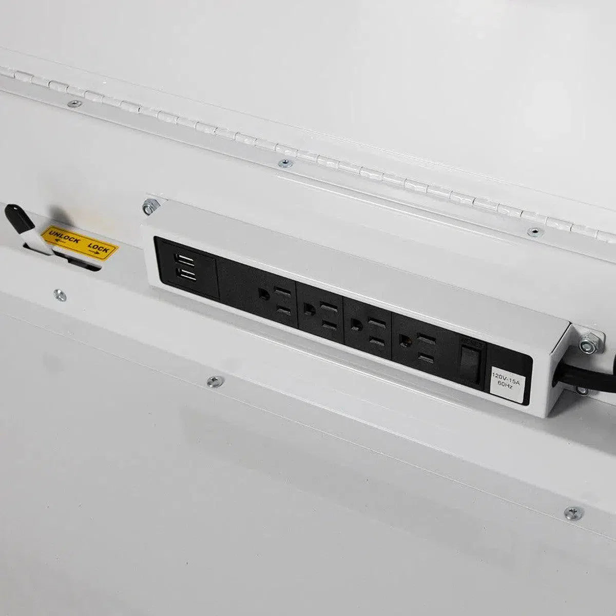 BoxoUSA Pro Series | 35" 5-Drawer Flip-Top Service Cart Tool Box UAS341051L-BK-R