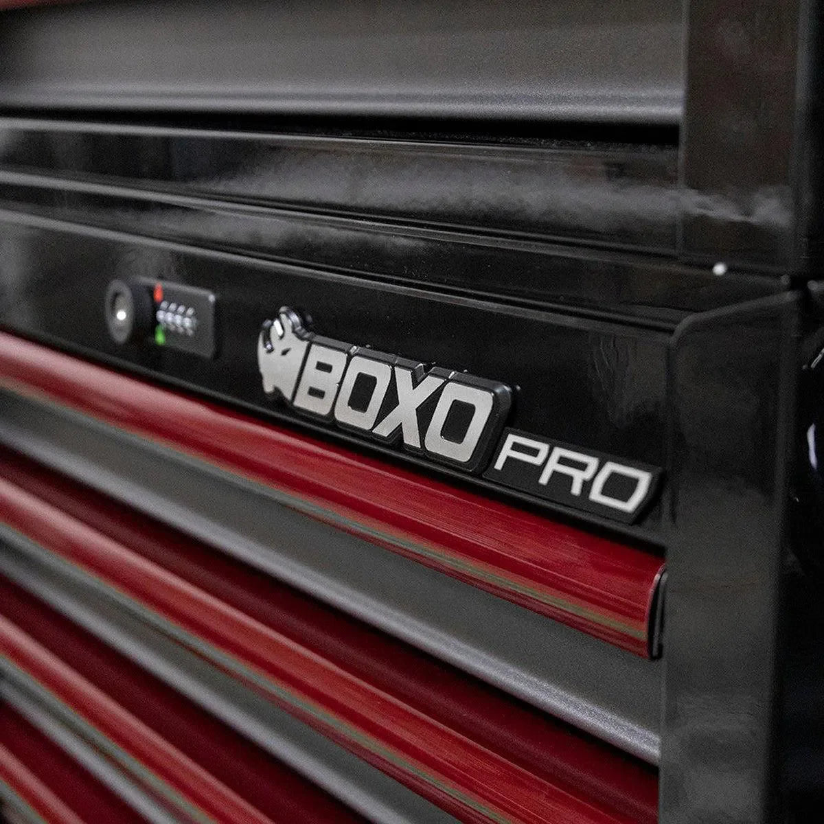 BoxoUSA Pro Series | 26" 6-Drawer Rolling Tool Box UAT2661L-BK-B