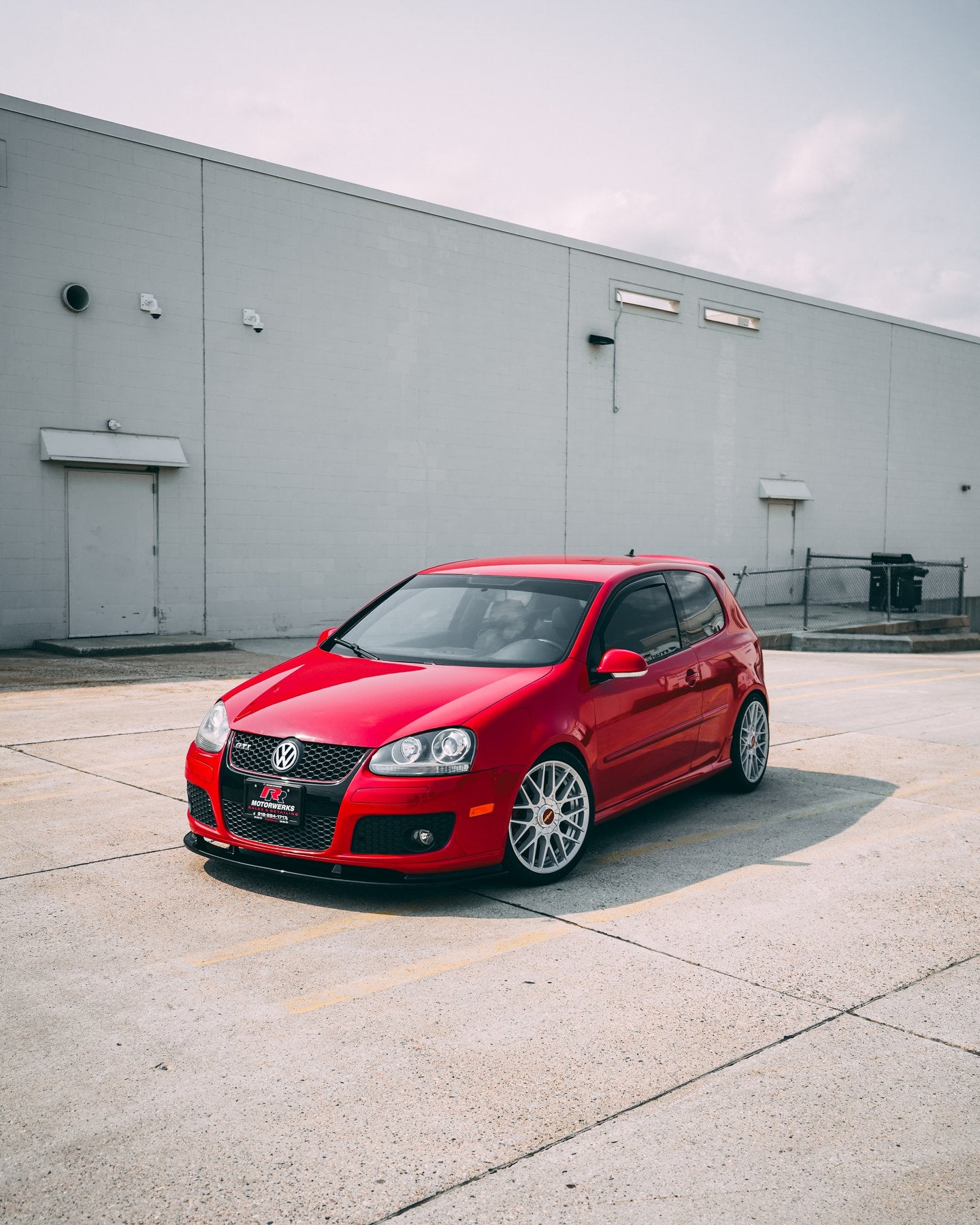 Giveaway Mk5 GTI, front three-quarter view