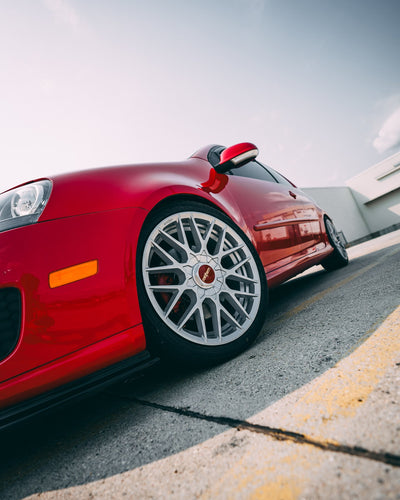 Giveaway Mk5 GTI, Rotiform wheel detail