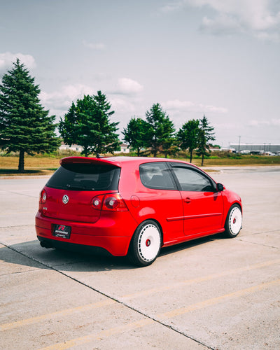 Giveaway Mk5 GTI, rear three-quarter view