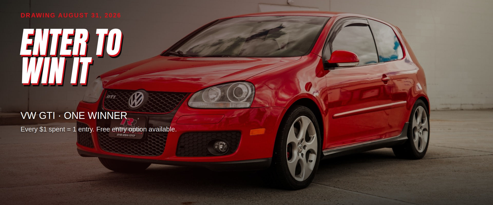Enter to win a Mk5 VW GTI — Red River Motorwerks giveaway